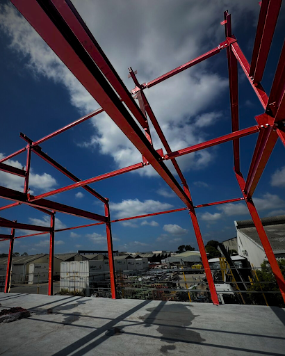 Structural steel installation by Hard Bakka Rigging at the TfNSW Facility Upgrade in Yennora, ensuring durability and compliance with transport infrastructure standards.